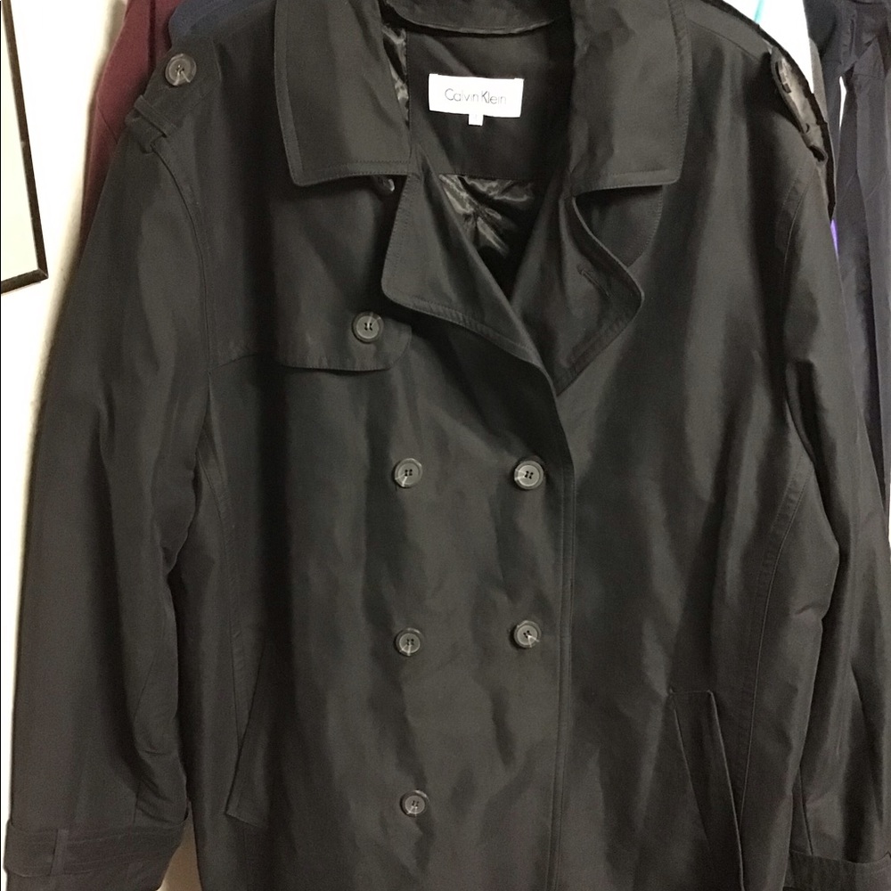 Calvin Klein trenchcoat black